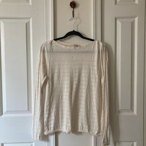 Loft ivory sweater